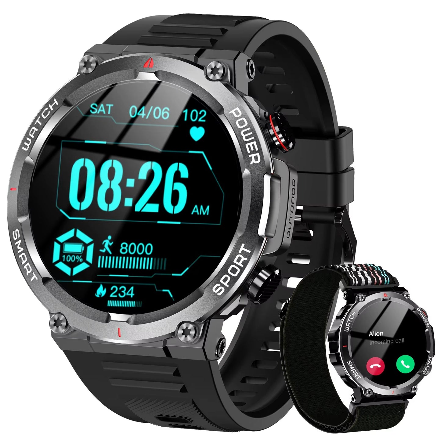 Black View W50 Sports Watch Water Proof